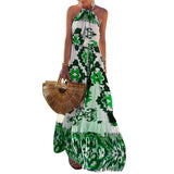 Women Bohemian Dress Printed Spring Summer Women's Wear Sexy Dress