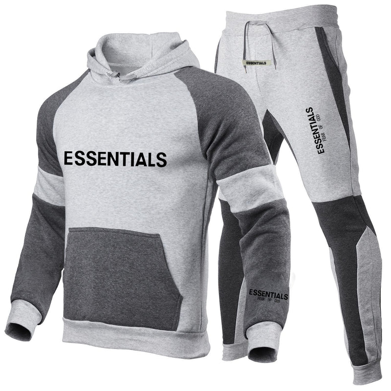 Fear Of God Fog Essentials Hoodie & Sweatpant 2 Piece Set For Men And Women