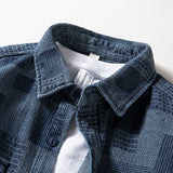 Denim Shirts Men's Long Sleeve Baggy Coat