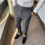 Men Trousers Casual Suit Pants