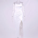 Bella Hadid Dress Backless Dress Sexy Dress Split Suspender Skirt