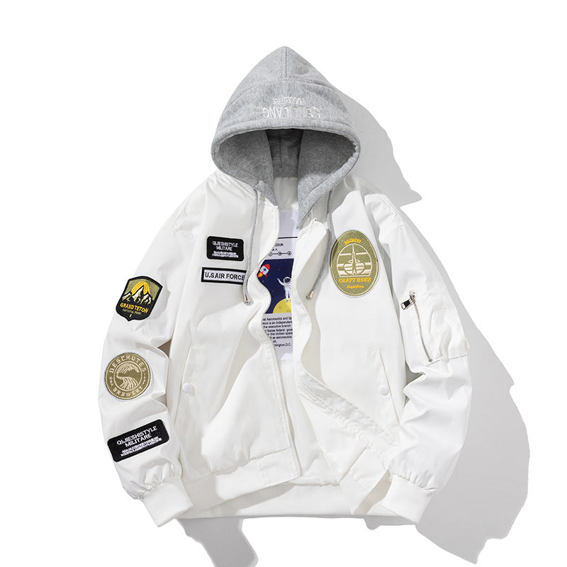 Varsity Jacket Spring and Autumn Embroidered Baseball Uniform