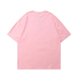 Men's T Shirt Summer Casual Tops Flower Print Short Sleeve T-shirt Men's Half Sleeve Boyfriend Harajuku Style Trendy Loose Half Sleeve