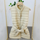 Women Winter Coats Puffer down Vest Autumn and Winter Vest Slim Vest