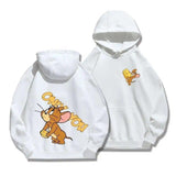 Tom and Jerry Hoodie Sweater Men's Autumn and Winter Long Sleeve Fashion Brand Cartoon Couple Coat Women