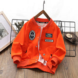 Children Baseball Jacket Autumn Foreign Baseball Uniform Jacket Girl Jacket