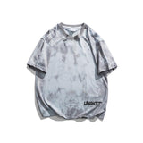 Men T Shirt Summer Casual Tops Men's Clothing Summer Fashion Brand Tie-Dyed Street Fashion Loose round Neck Half Sleeve