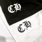 CHH Chrome Heart T Shirt Spring/Summer Red Sanskrit Letter Printed round Neck Short Sleeve T-shirt for Men and Women