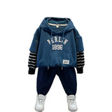 Toddler Boys Sweater Boy's Hoody Spring and Autumn Clothes Children Fake Two Pieces