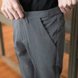 Men Trousers Men's Casual Cropped Pants