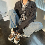 Cow Print Hey Dude Shoes Low Top Women's Board Shoes Vulcanized Shoes Women's