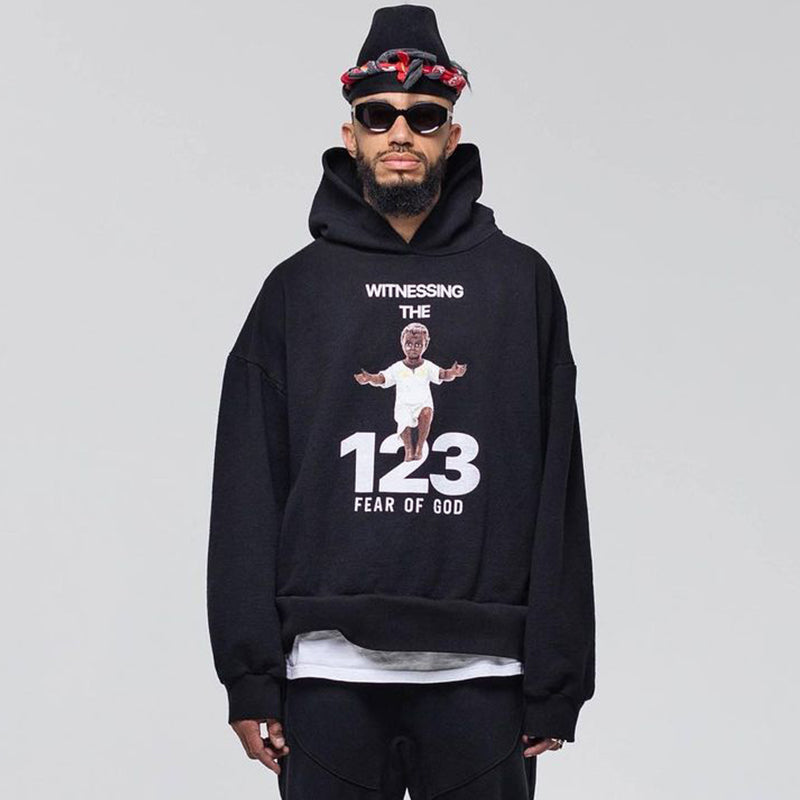 Rrr123 Hoodie Joint Fog Sweater Angel Print