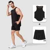 Man Tanks Spring Summer Sports Vest Suit Men
