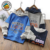 Children Hoodie Sweatshirts Small Yellow Duck Children's Clothing Boys Cartoon Hooded Sweatshirt