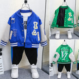 Toddler Boys Jackets Children's Clothing Boys' Baseball Jacket Coat Children's Spring and Autumn