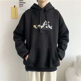 Tom and Jerry Hoodie Fall/Winter Fleece Printed Sweaters Menswear