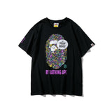 Shark Print T Shirt Summer Printed Short Sleeve T-shirt