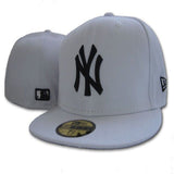 La 59fifty Hats Yankees Flat-Brimmed Cap NY Baseball Cap