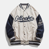 Dodgers Letter Man Jacket Outfit Senior Jackets Varsity Baseball College Coat Autumn Coat Men Loose Jacket