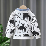 Toddler Boys Sweater Boys Spring Clothing Sweatshirt Polo Shirt Bottoming Shirt