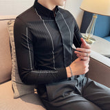Men Shirts Light Business Men's Long-Sleeve Shirt