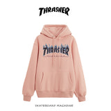 Thrasher Hoodie Autumn and Winter Flame Sweater