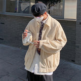 Corduroy Patch Jacket Men's Spring Loose Casual Top