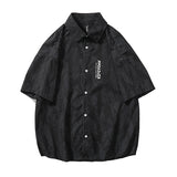 Men's Shirts Summer Men's Casual Oversized Short Sleeve Shirt Loose
