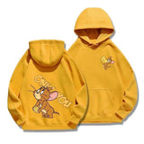 Tom and Jerry Hoodie Sweater Men's Autumn and Winter Long Sleeve Fashion Brand Cartoon Couple Coat Women