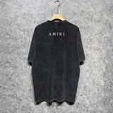 Amiri T Shirt Wash Retro Short Sleeve T-shirt