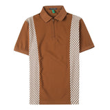 Men Polo Shirts Slim Fit Business Lapel T-shirt