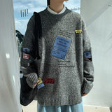 Men's Sweater round Neck Multicolor Sweater