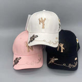 La 59fifty Hats Little Bee Baseball Cap Female Sun Protection Sun Hat Male