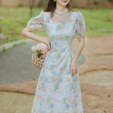Women Cottagecore Dress Summer Dress