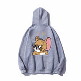 Tom and Jerry Hoodie Fall/Winter Cartoon Velvet Hooded Sweater Suit