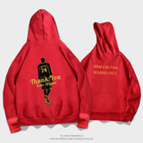 In Memory of Kobe Hoodie Back Memorial Kobe Hooded Sweater Sports Loose