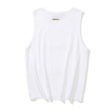 Fog Essentials Vest Fog Double Line Essentials Letter Vest T-shirt Men's and Women's Fear Of God Loose Fashion Brand Waistcoat