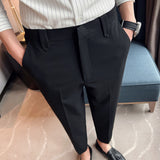Men Trousers Business Casual Pants