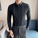 Men Shirts Light Business Men's Long-Sleeve Shirt
