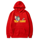Tom and Jerry Hoodie Casual Fashionable Student Sweater