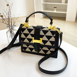 Jackie Kennedy Bag Chessboard Bag Shoulder Messenger Bag