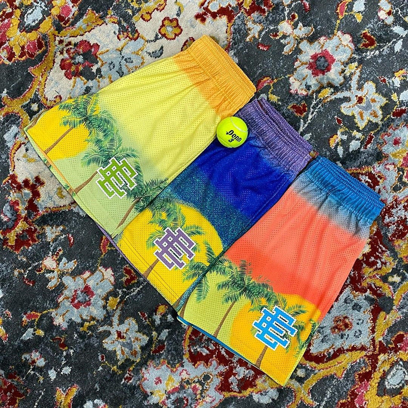 Eric Emanuel EE Shorts Sports Casual plus Size Shorts Men's Hip Hop West Coast Beach Pants