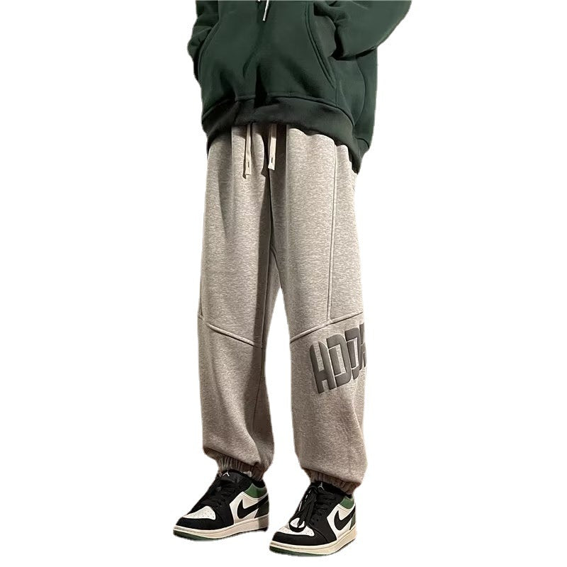 Men Cargo Pants Men's Stitching Sports Pants Casual Trousers Boys Spring and Autumn