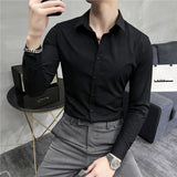 Men Shirts Spring Long Sleeve Shirt