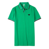 Men Short Sleeve T-Shirt Polo Shirt