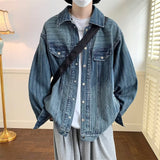 Denim Shirts Denim Jacket Men's Spring and Autumn Loose