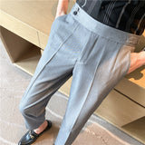 Men Trousers Spring/Summer Thin Casual Suit Pants