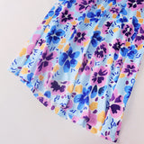 Spring and Summer Women's Sexy Print Backless Strap Dress