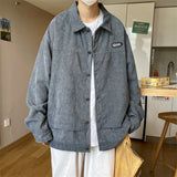 Corduroy Patch Jacket Coat Jacket Men's Spring and Autumn