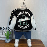 Toddler Boys Jackets Boy's Autumn Coat Children's Baseball Uniform
